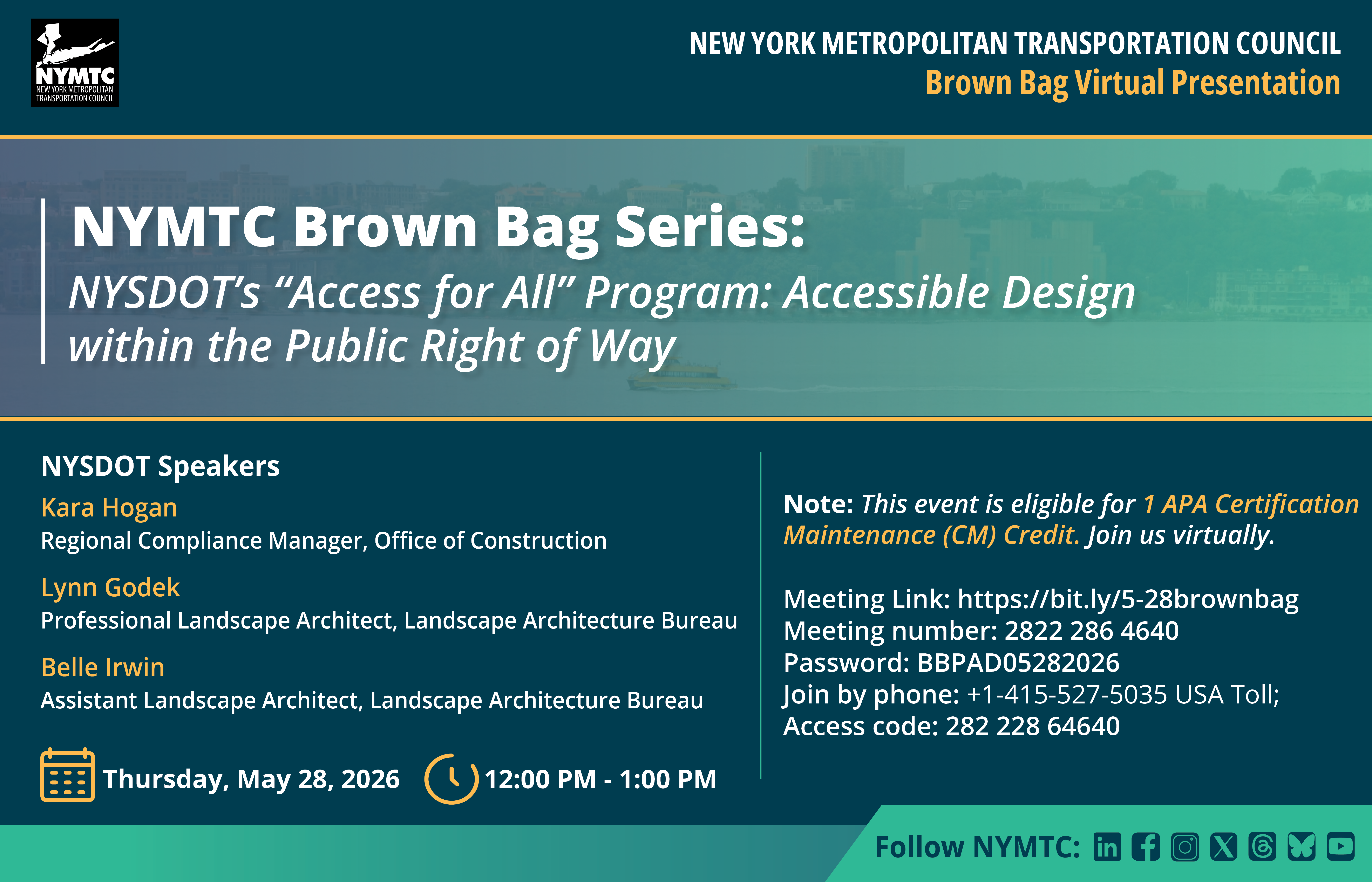 2026-05-28 NYMTC Brown Bag Eblast Notice